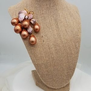 PARK LANE SIGNED HANGING FRUIT BROOCH/PENDANT